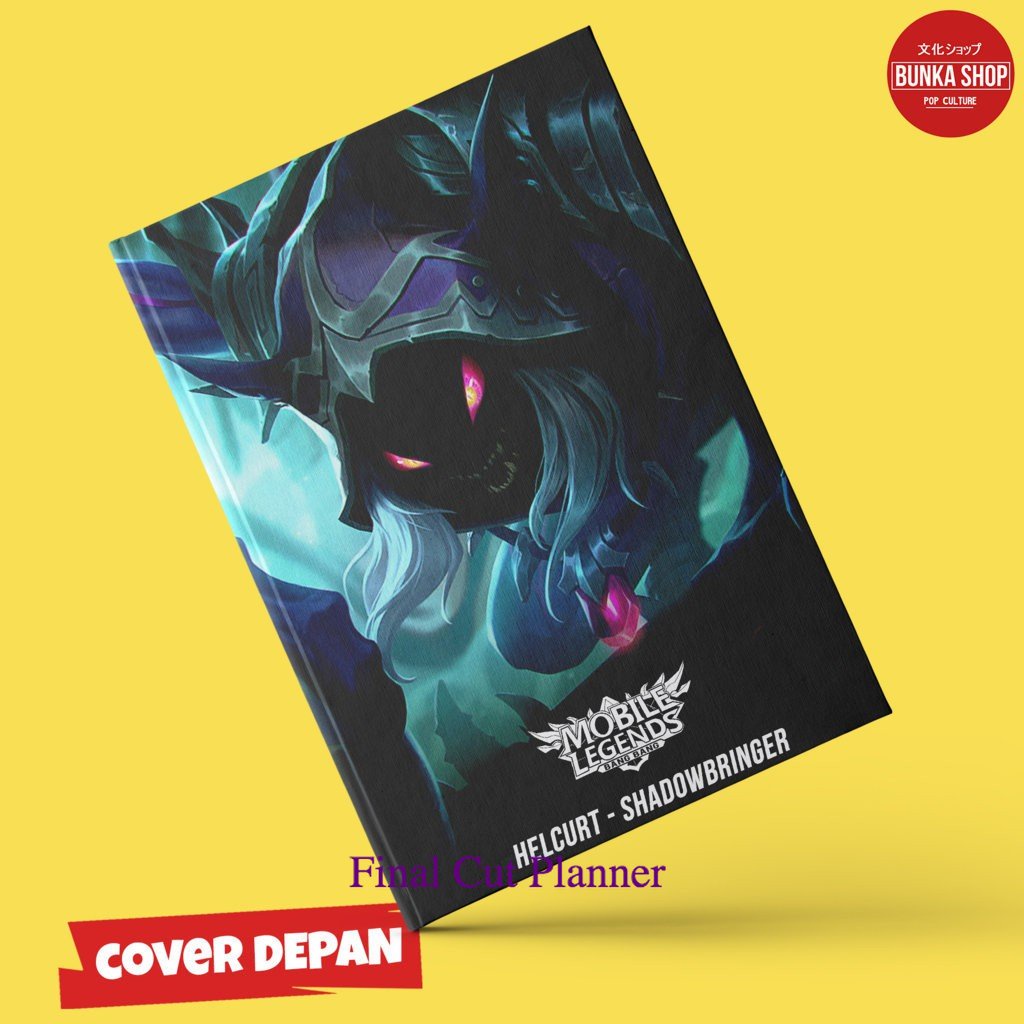 

Note Book Game Mobile Legends Hellcurt Shadowbringer Hardcover A5 Buku Tulis Catatan Murah .