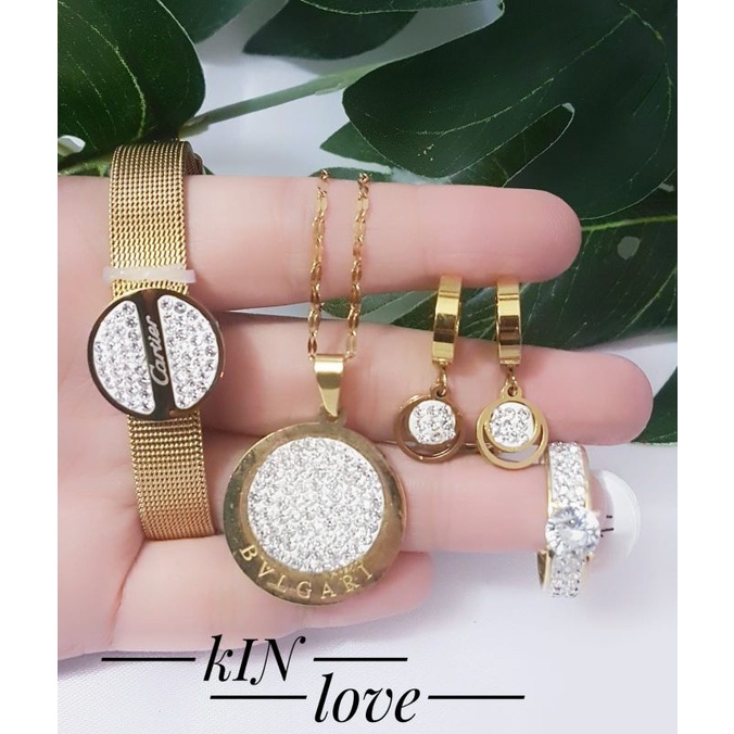 Gelang cicin love xuping dilapisi mas 18/24 karat