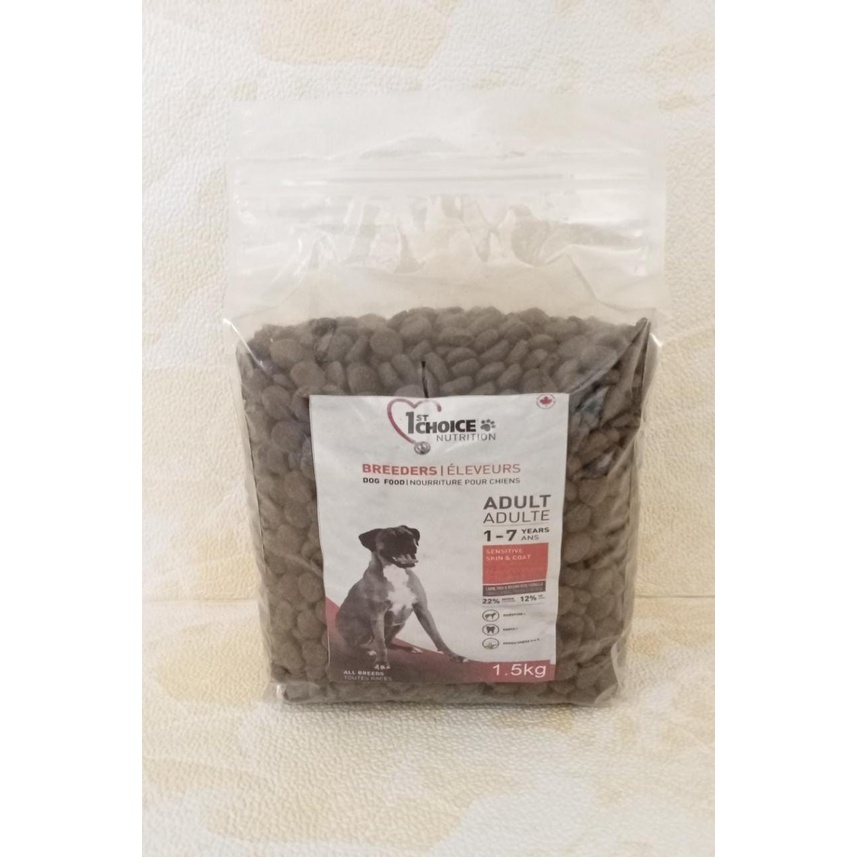 Makanan Anjing - 1st Choice Adult Lamb R 1.5kg Dog Food