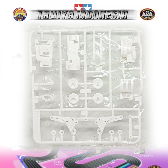 REP TAMIYA GEARBOX SUPER 2 CHASSIS WHITE / GIRBOK SET CHASSIS SUPER 2