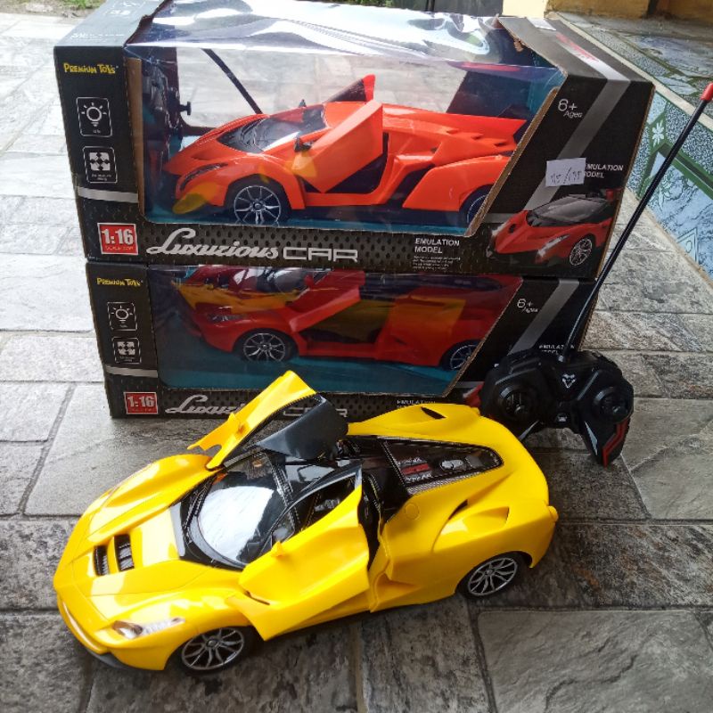 Pr17458. RC LAMBORGHINI TOP SPEED BUKA TUTUP PINTU LUXURIOUS CAR SKALA 1:16