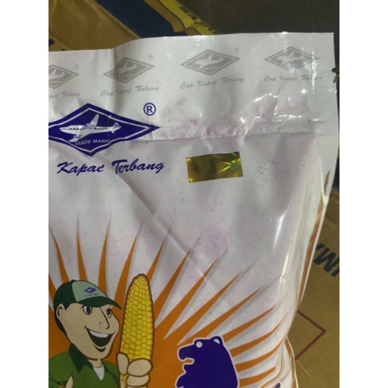 benih jagung bisi 2 cap kapal terbang 1kg