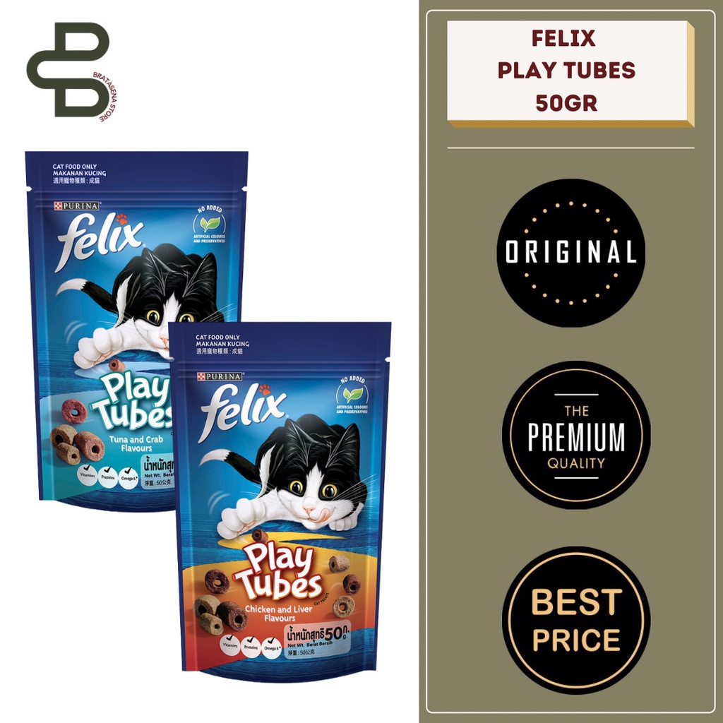 FELIX PLAY TUBES 50GR // SNACK KUCING