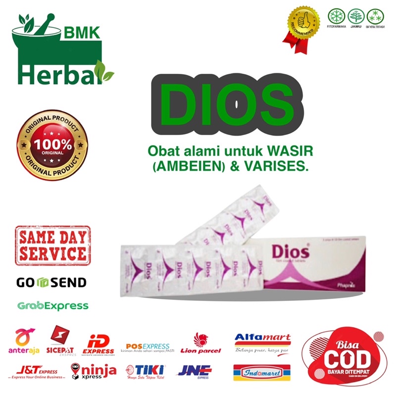 OBAT HERBAL WASIR (DIOS 30 Tablet)