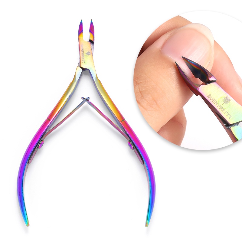 Gunting Kuku Kutikula Bahan Stainless Steel Dengan 2 Tang Untuk Manicure Pedicure