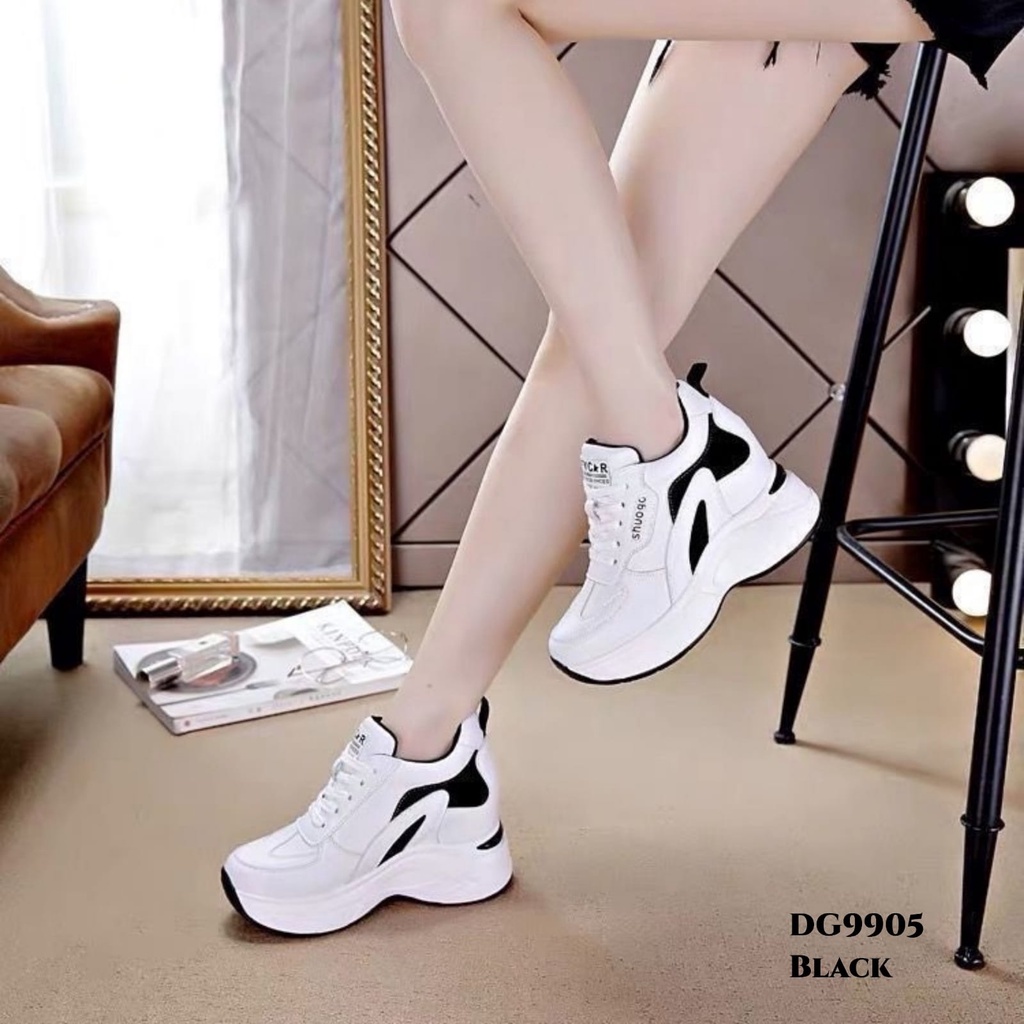 WYN SNEAKERS HIGH WEDGES  FASHION KOREA DG9905