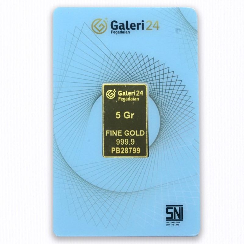 Galeri 24 pegadaian logam mulia 5 gram 5gram 5gr 5 grGalery24 Galeri24 UBS