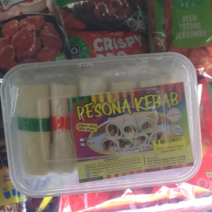 

Pesona Kebab mix rasa isi 10