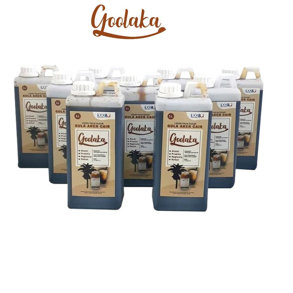 

Terbaru--GOOLAKA Gula Aren Cair Asli / Palm Sugar 1 Liter