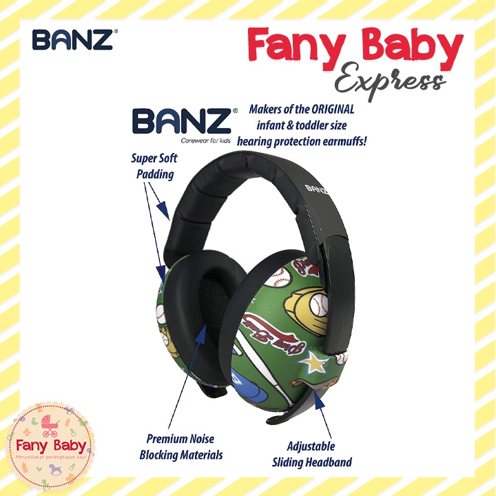 BANZ BABY EARMUFF  - PELINDUNG TELINGA BAYI 0-2 YEARS