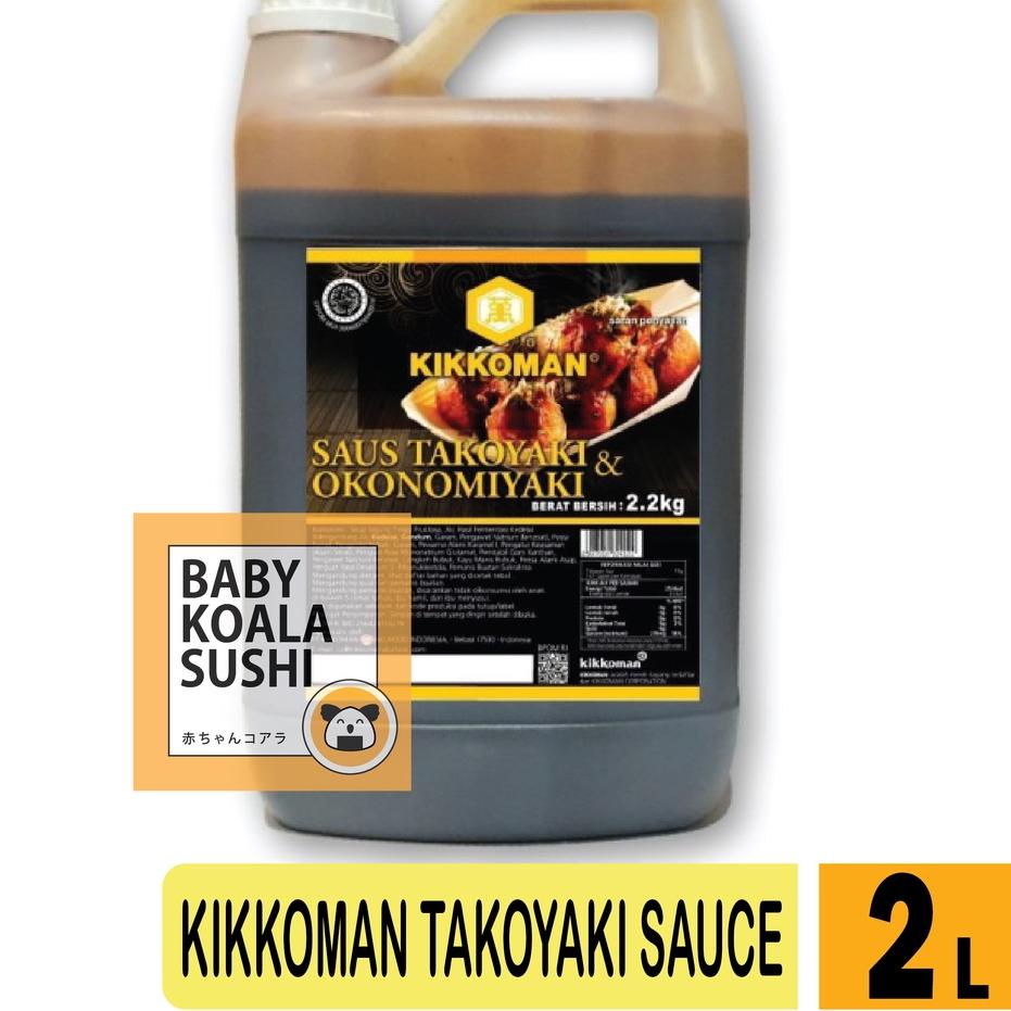 

TRXM2y2X--KIKKOMAN Takoyaki sauce 2 L Halal | Saus Topping Takoyaki & Okonomiyaki