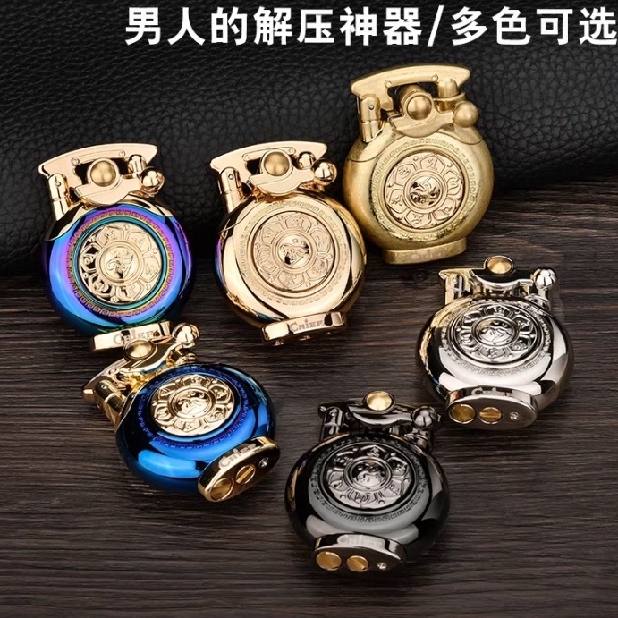 mancis korek api minyak vintage oil lighter chief elegant gift unik - 1564