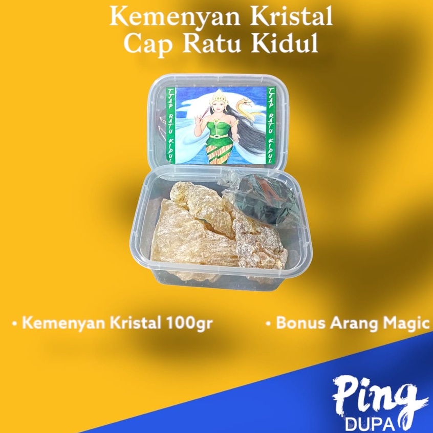 Kemenyan Menyan Kristal Tjap Ratu Kidul Asap Semerbak