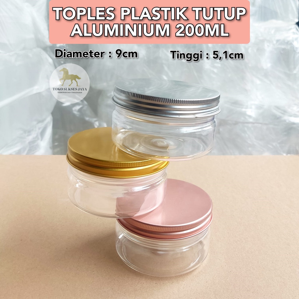 TOPLES  PLASTIK 200ML / TOPLES TABUNG 200ML / TOPLES 200ML TUTUP ALUMINIUM