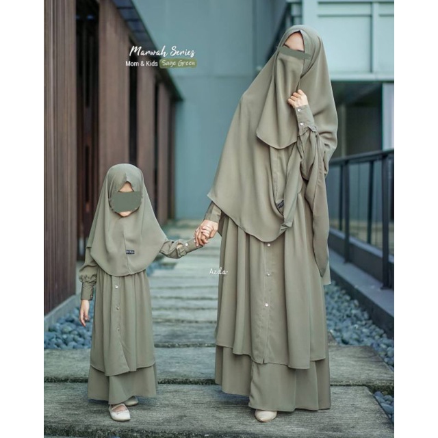 (PROMO RAMADHAN) GAMIS MARWAH SET AZDA/TERLARIS GAMIS MARWAH SET BY AZDA/GAMIS AZDA/ /GAMIS SET CADA