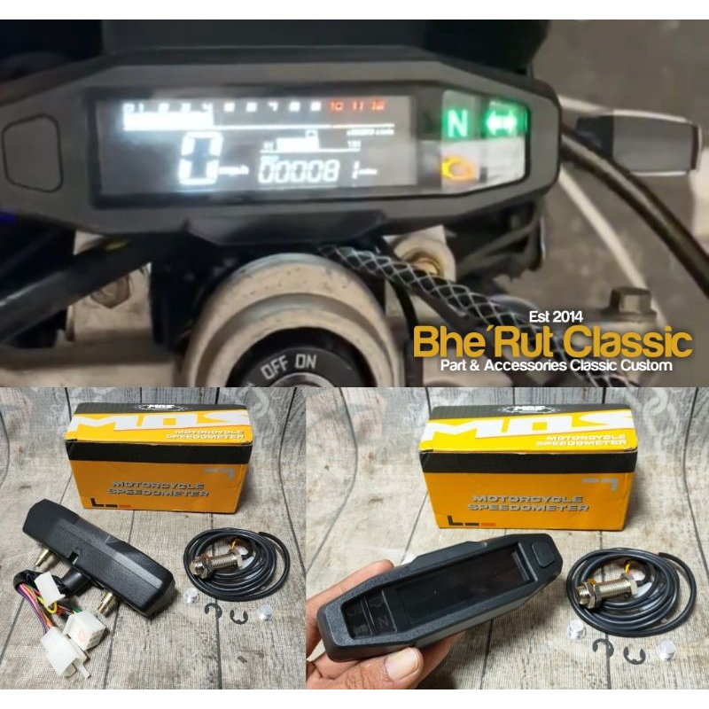 Spido Spidometer Speedometer Digital Koso Mini Ktm Import