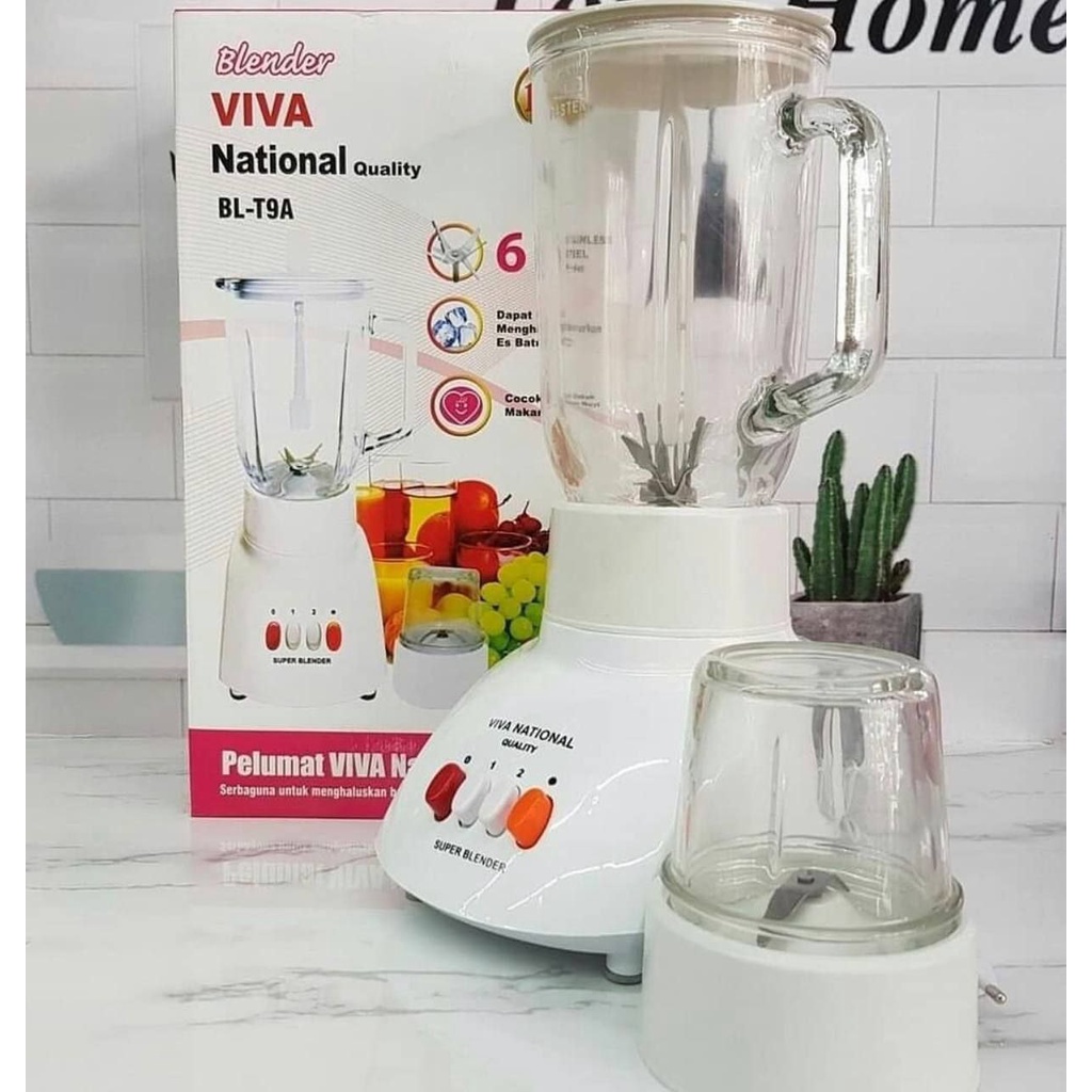 Blender National Viva  BL T9A - Blender Juice dan Bumbu Viva Kaca National Quality