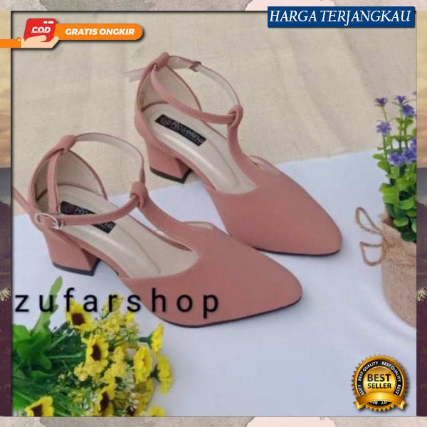 Sendal Heels Tali Wanita Kekinian High Hils Hak Tinggi Tahu Kaca Jinjit Hills Ibu Ibuibu Kondangan H