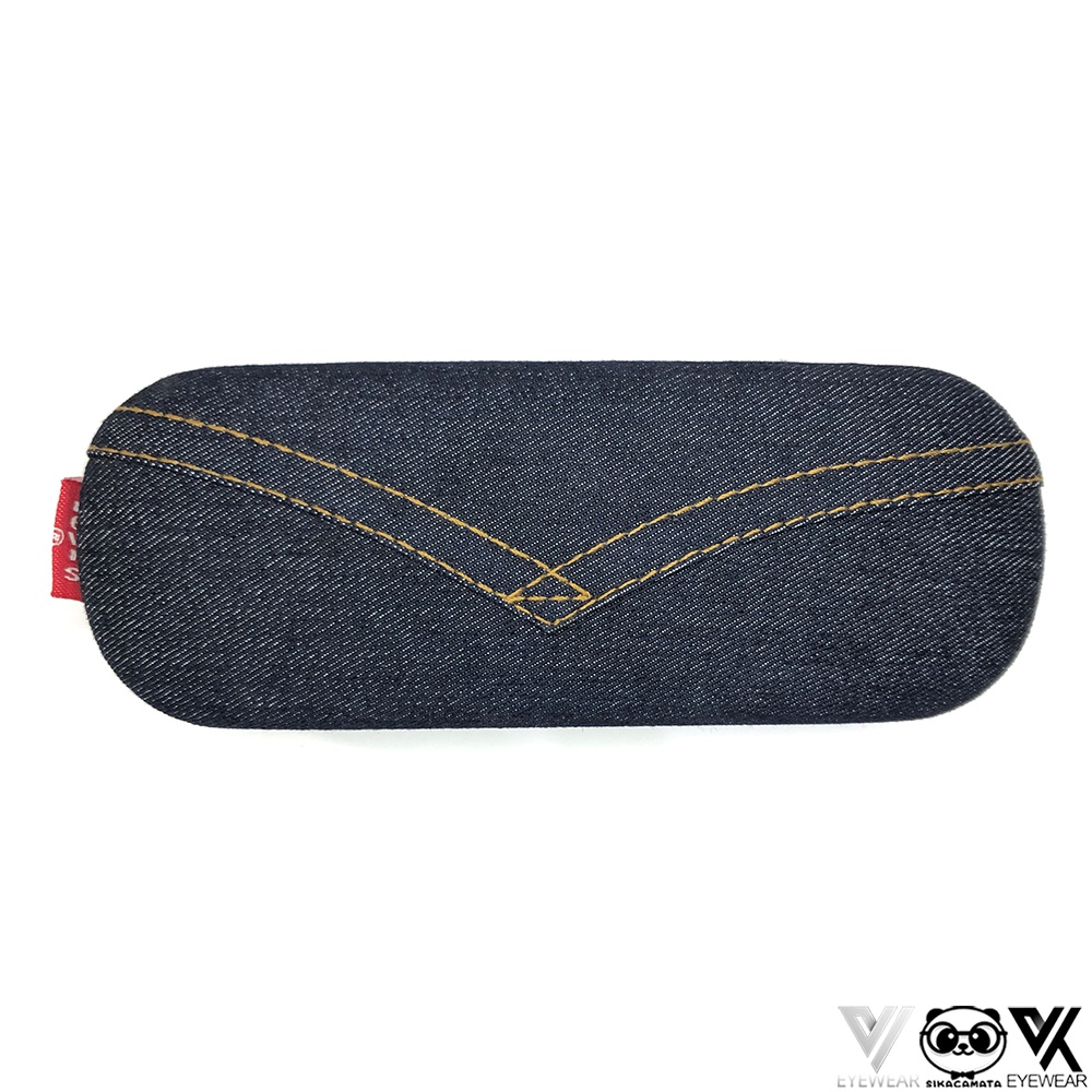 TEMPAT KACAMATA, KOTAK KACAMATA, HARDCASE KACAMATA, BOX KACAMATA PREMIUM Kulit, Levis Jeans, T.Morgan