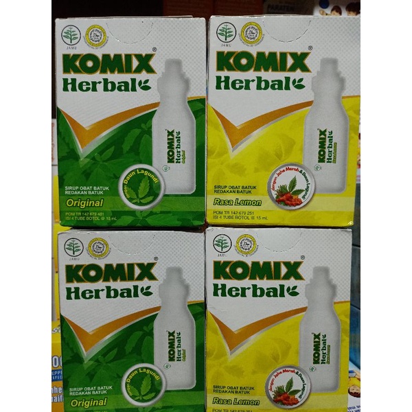 Komix Herbal tube botol