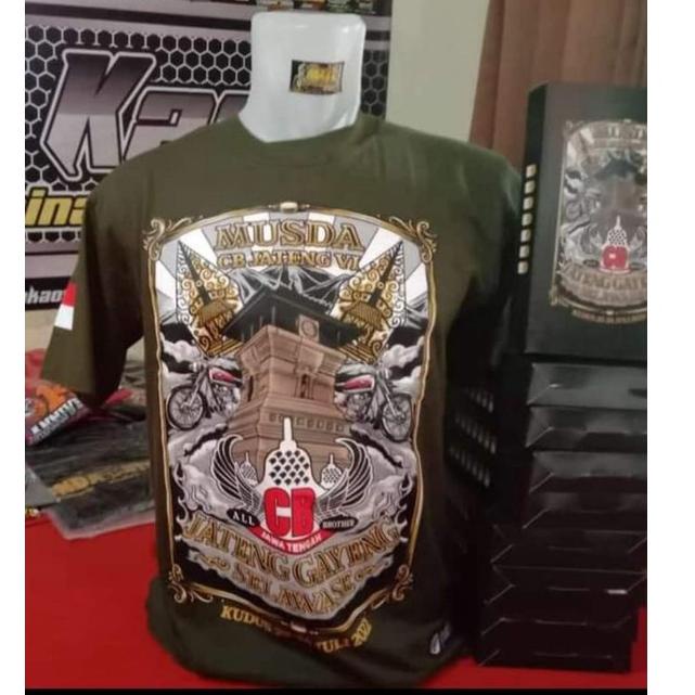 [GSB.18Oc22ᶻ] kaos musda cb jateng original merchandise / kaos acara cb kudus jateng gayeng wonderfu