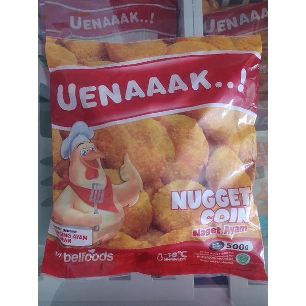 

BELFOODS Naget coin 500g ,naget ayam coin ,naget