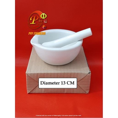 Mortir + Stamper 13CM / Lumpang Alu / Mortar Alu / Mortir / Stamper / Alat Penghalus Obat 13 CM