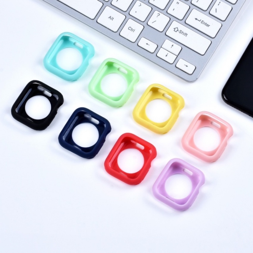 Candy PC case for apple watch Ultra Series8 7 6 SE 49MM 45MM 44MM 42MM cover Pelindung Untuk apple watch Ultra slim fit 41MM 40MM 38MM 54 3 2 1 Wadah Jam Tangan