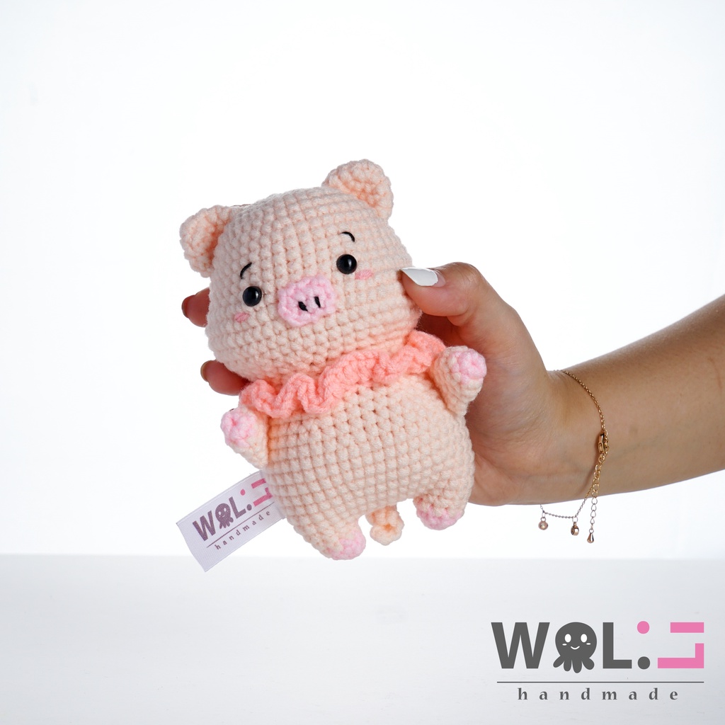 Amigurumi Boneka Rajut - Shio Version - Babi