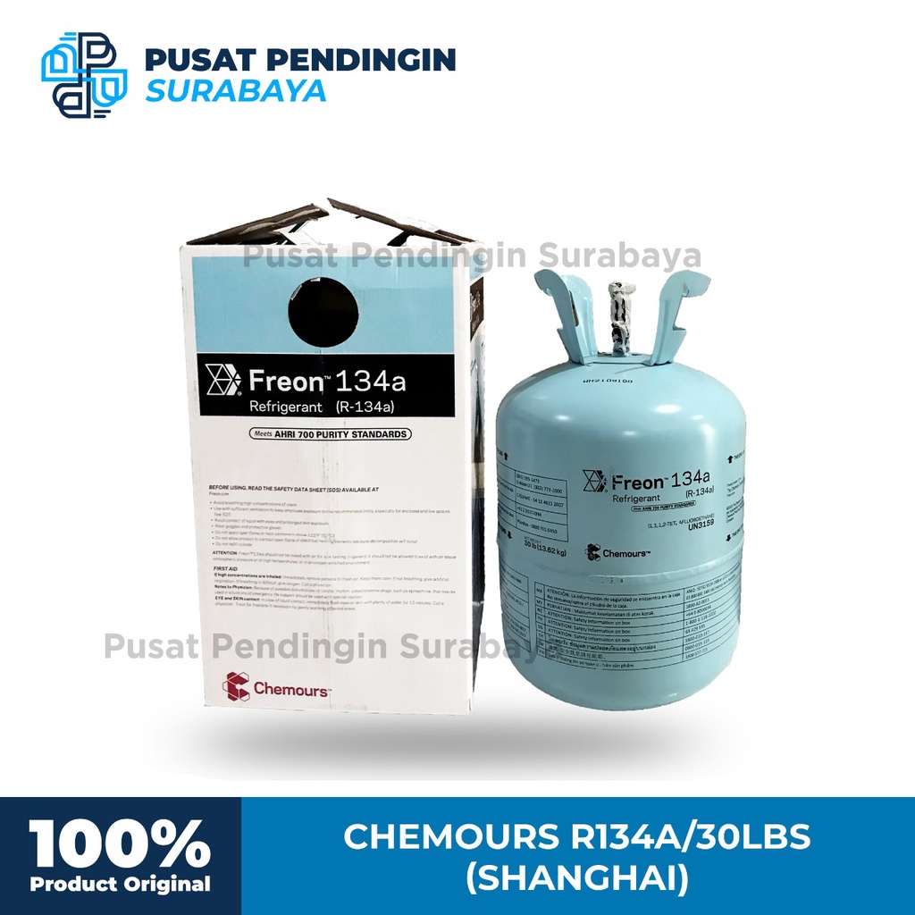 R134 CHEMOURS SHANGHAI - FREON CHEMOURS R134 SHANGHAI