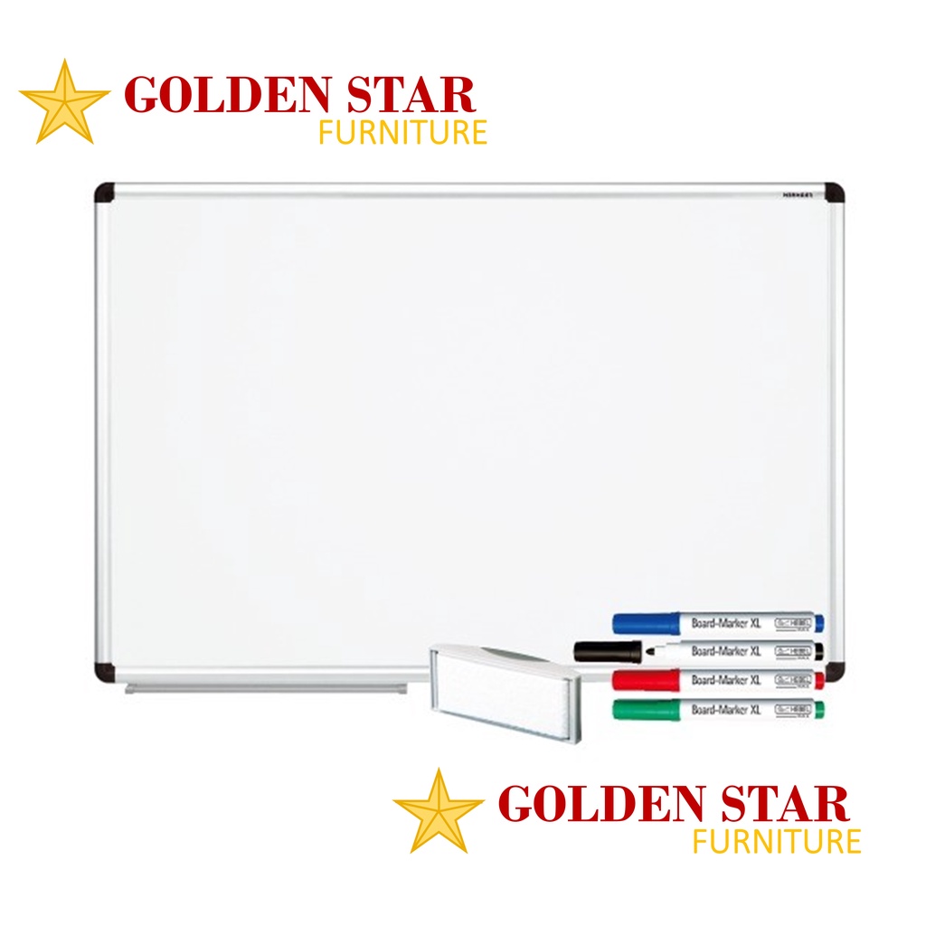 White Board Whiteboard Papan Tulis Putih Stand Besi Uk 90 x 120 cm