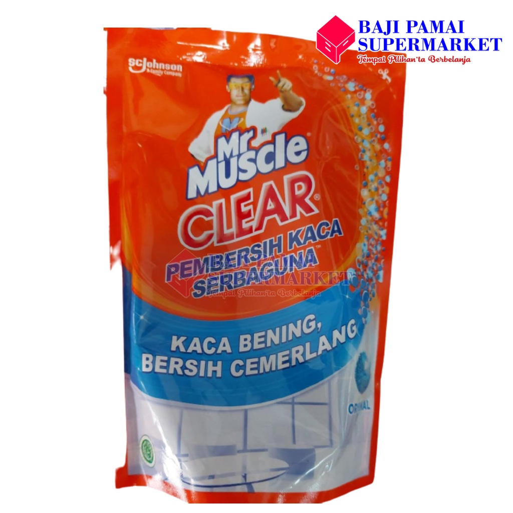 Mr Muscle pembersih Kaca Original Refill 400ml
