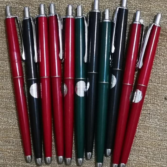 

&<&<&<&] ballpoint pulpen Pilot antik jadul vintage NOS 25thn. bisa pilih warna