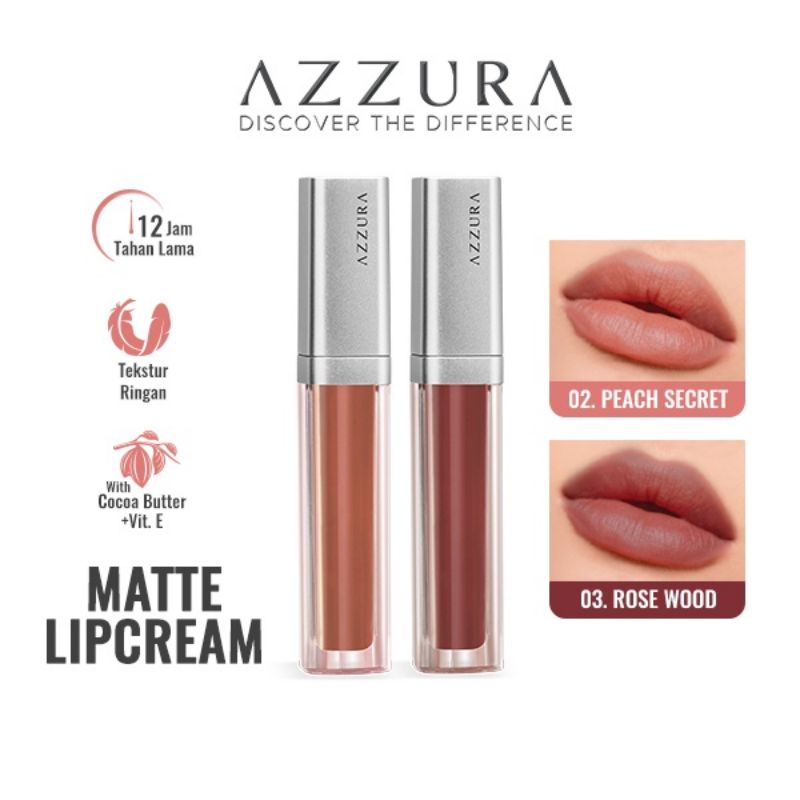 Azzura Matte LipCream  4gr | 100% Original