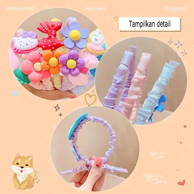 【Happy Baby】F42 Bando Anak Bandana Motif Beruang