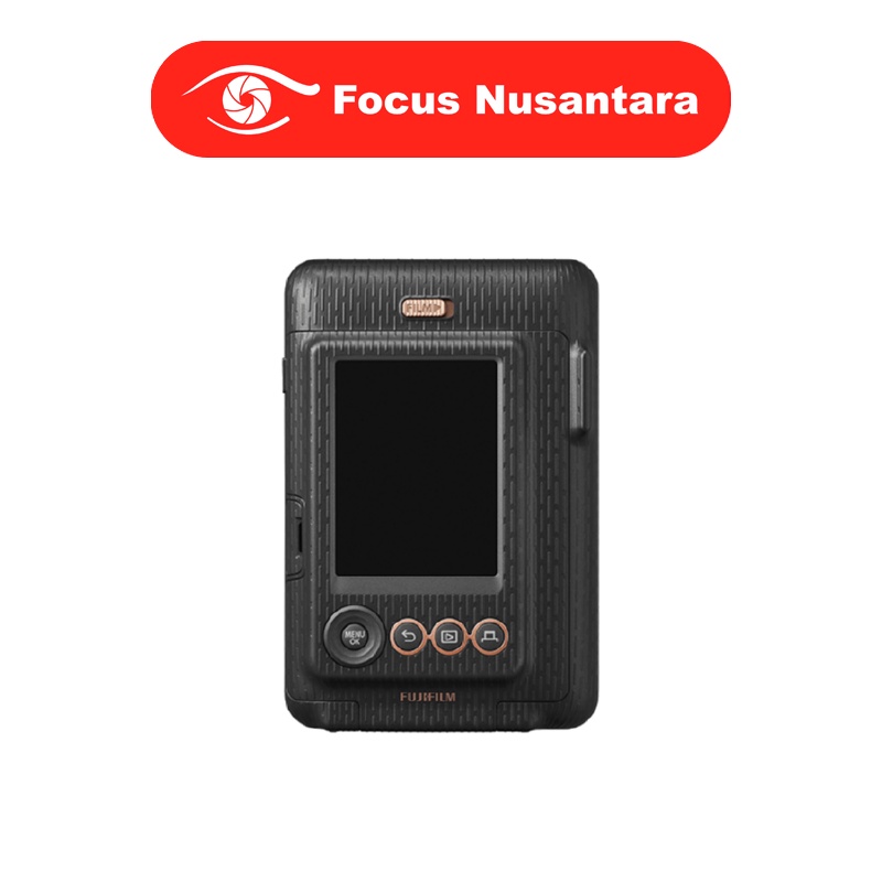 FUJIFILM Instax Mini LiPlay (elegant black) Instan Film Camera Garansi Resmi Fujifilm Indonesia 1th