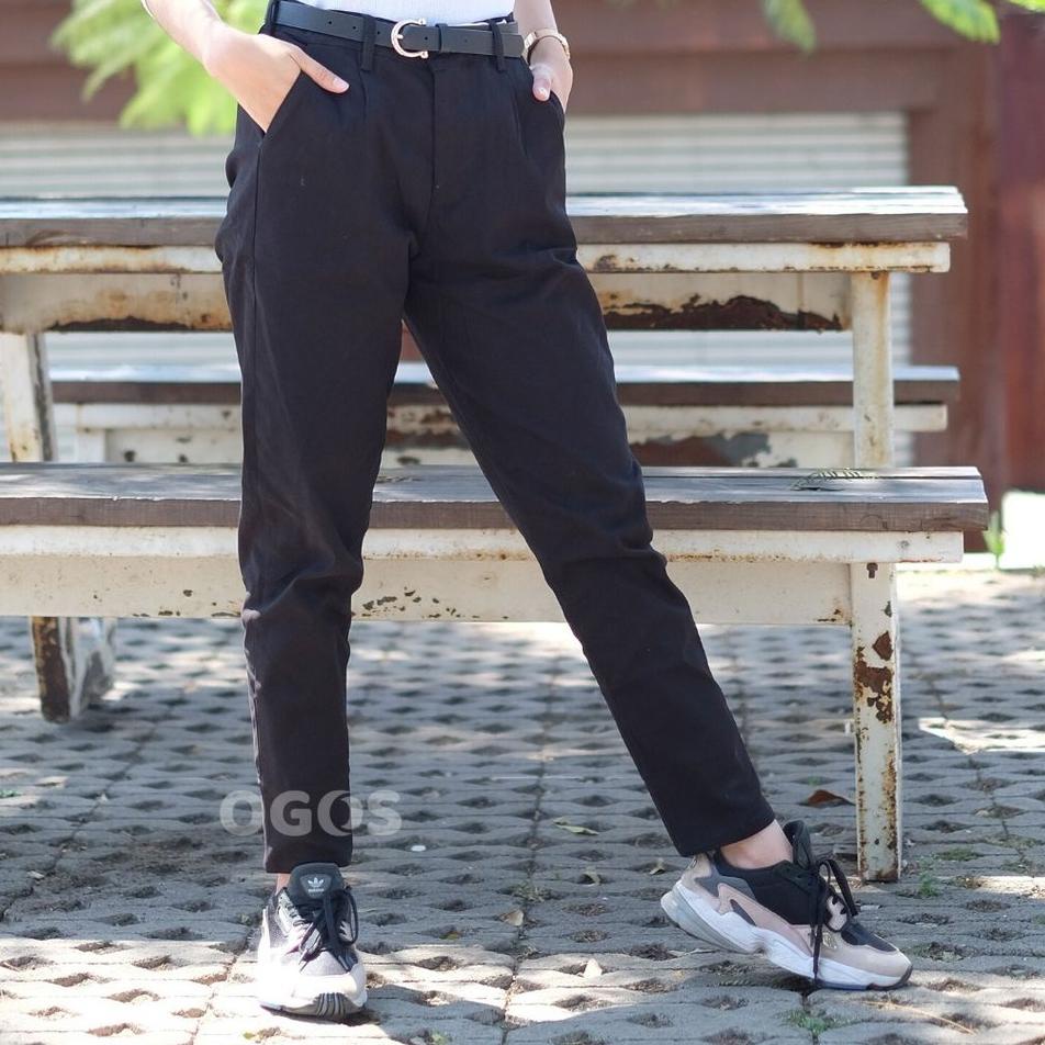 New Sale OGOS | Baggy Pants (Black)