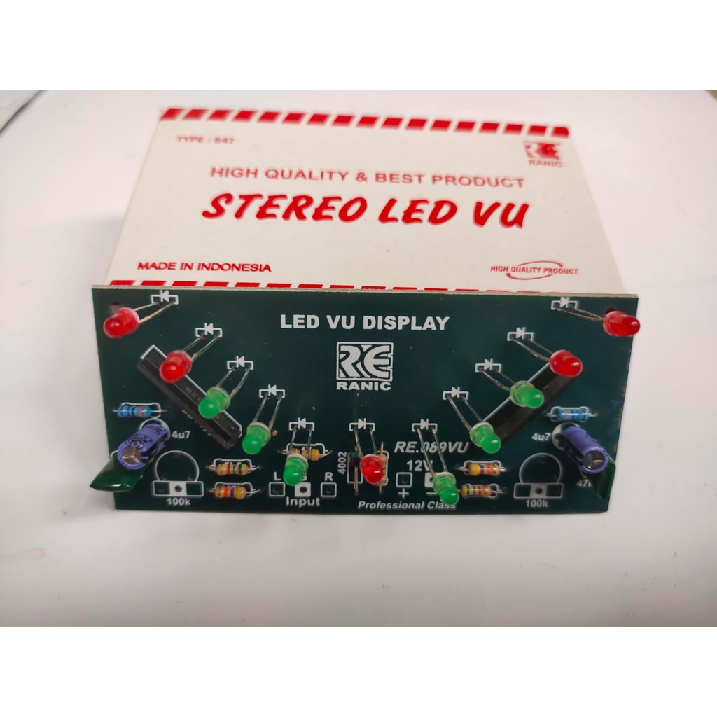 Kit LED VU Display Stereo