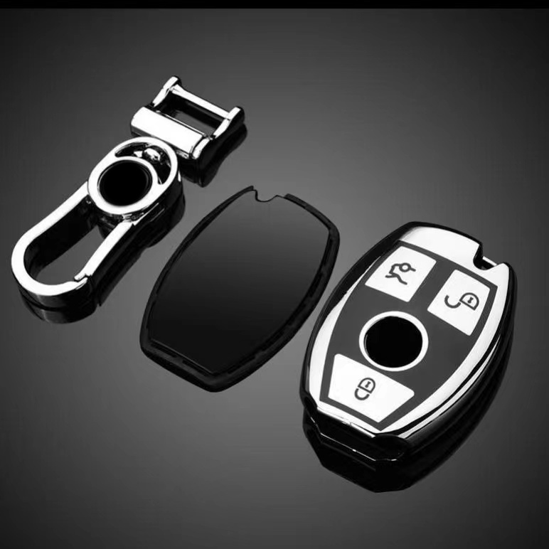 Rumah / Casing Kunci remote Mobil Pengganti Untuk Mercedes-Benz 3B W203 W210 W211