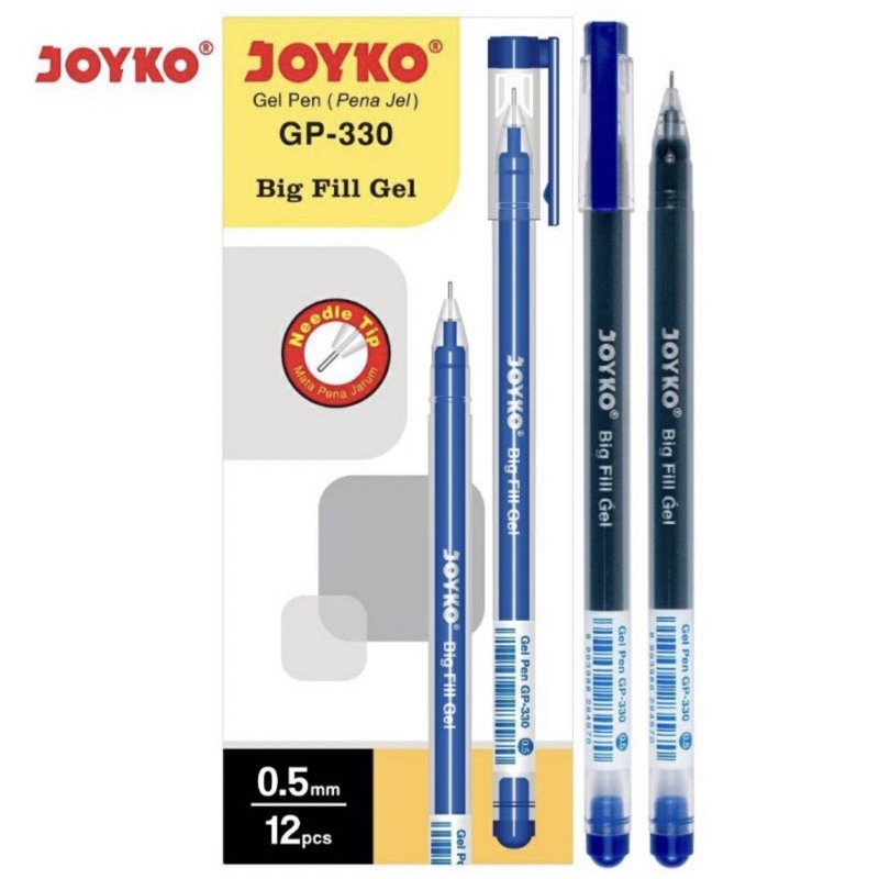 

Gel Pen GP-330 Joyko Big Volume 0.5cm (BIRU)