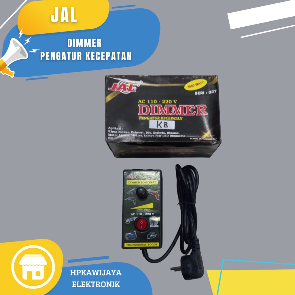 PENGATUR KECEPATAN DIMMER 5000 WATT speed control Dimmer AC 110 - 220 V