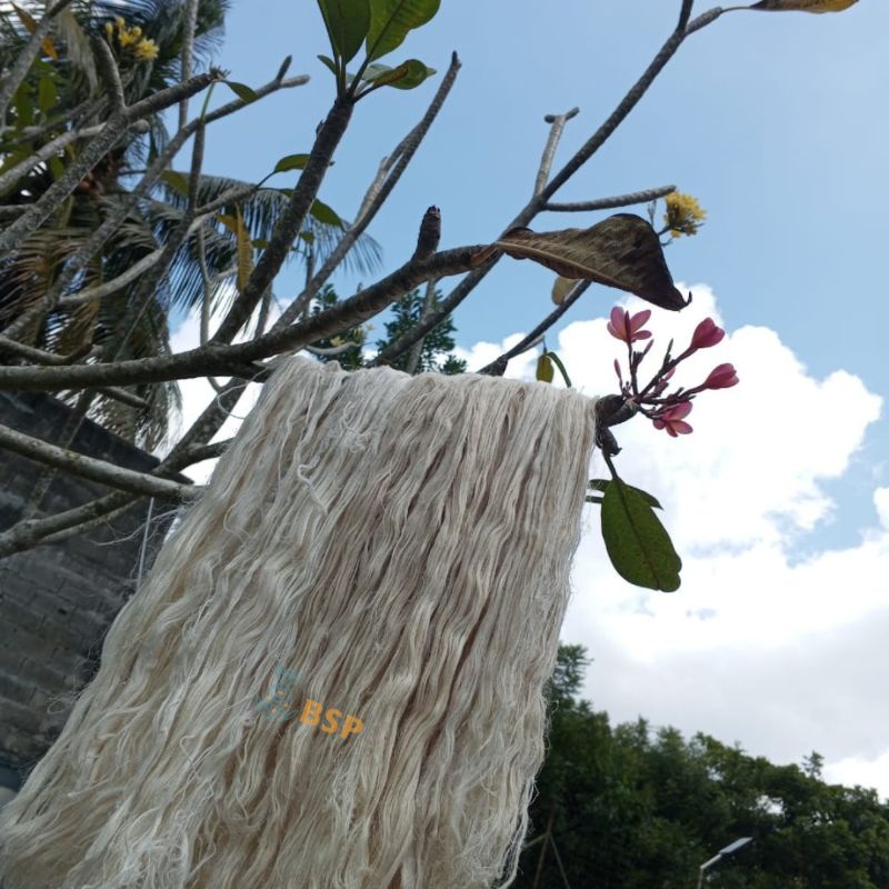 Serat Nanas Kalbar (1000gram) - Serat Daun Nanas Alami