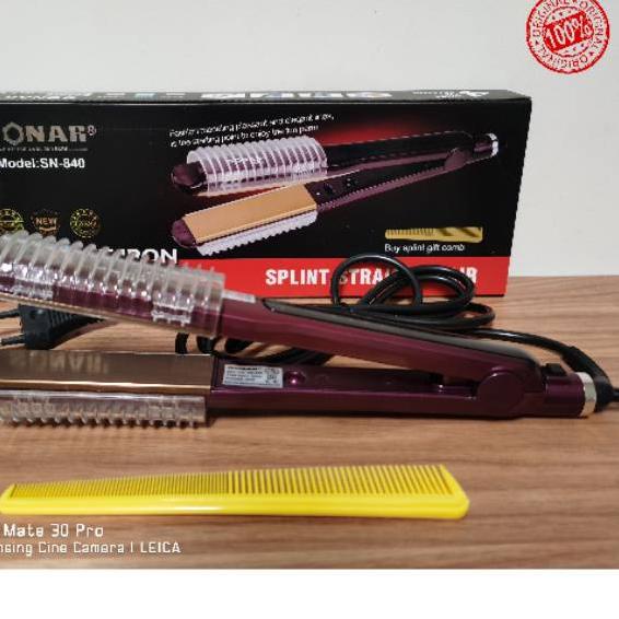 ️✔️✔️ CATOKAN Rambut Sonar SN 840 Pelurus / Catokan SONAR 840 / Catokan sn 840 + SISIR 