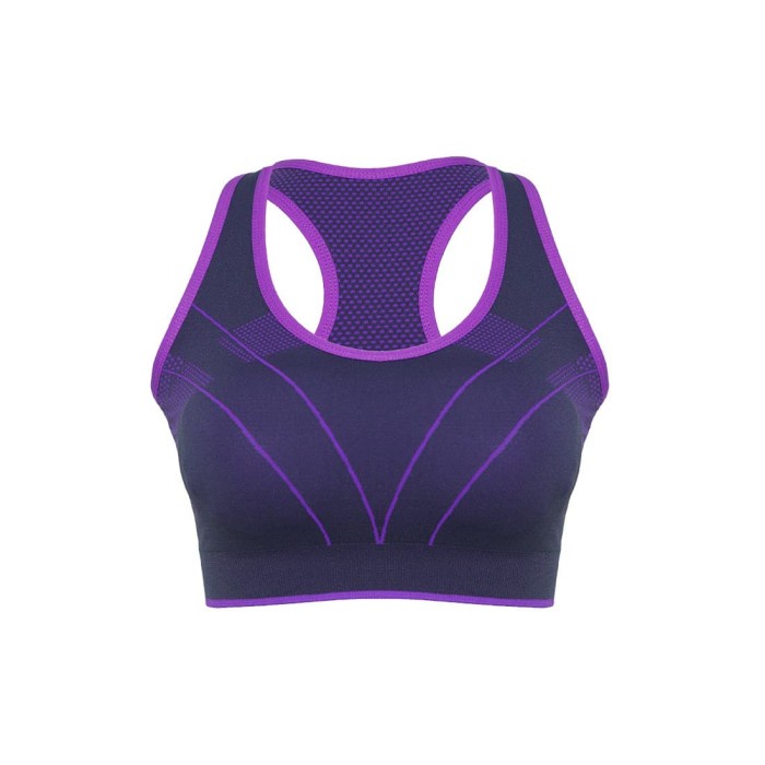 Bra Tulip by Christine Lily Sport Bra - Purple -CBR-2131-PP - M underwear pakaian dalam kirim hari i