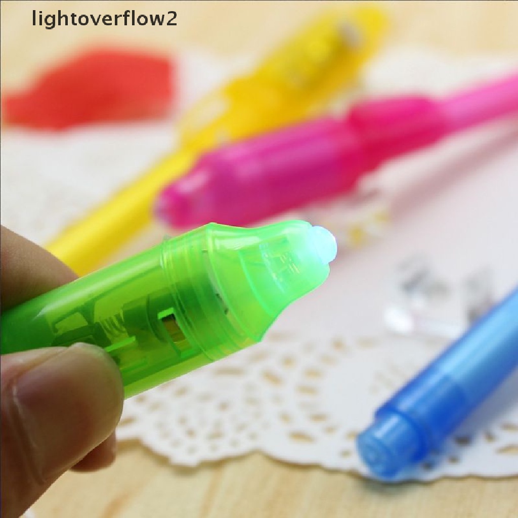 (lightoverflow2) Pena Lampu Led Ultraviolet Elektronik Invisible Warna Ungu