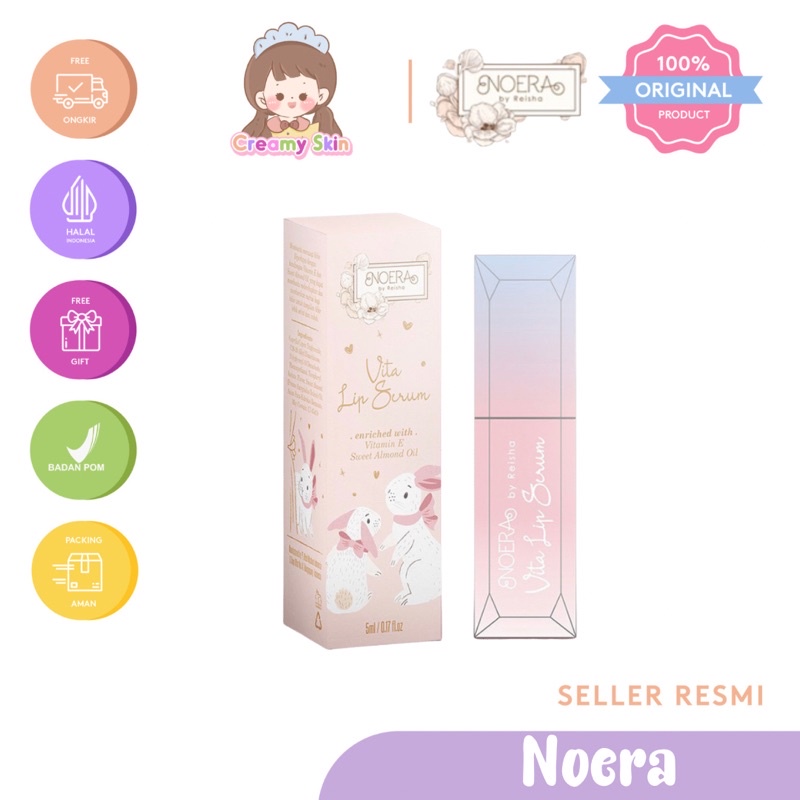 ✨BPOM✅ Noera Vita Lip Serum - Lip serum noera, lip gel noera, vitalip serum bibir✨