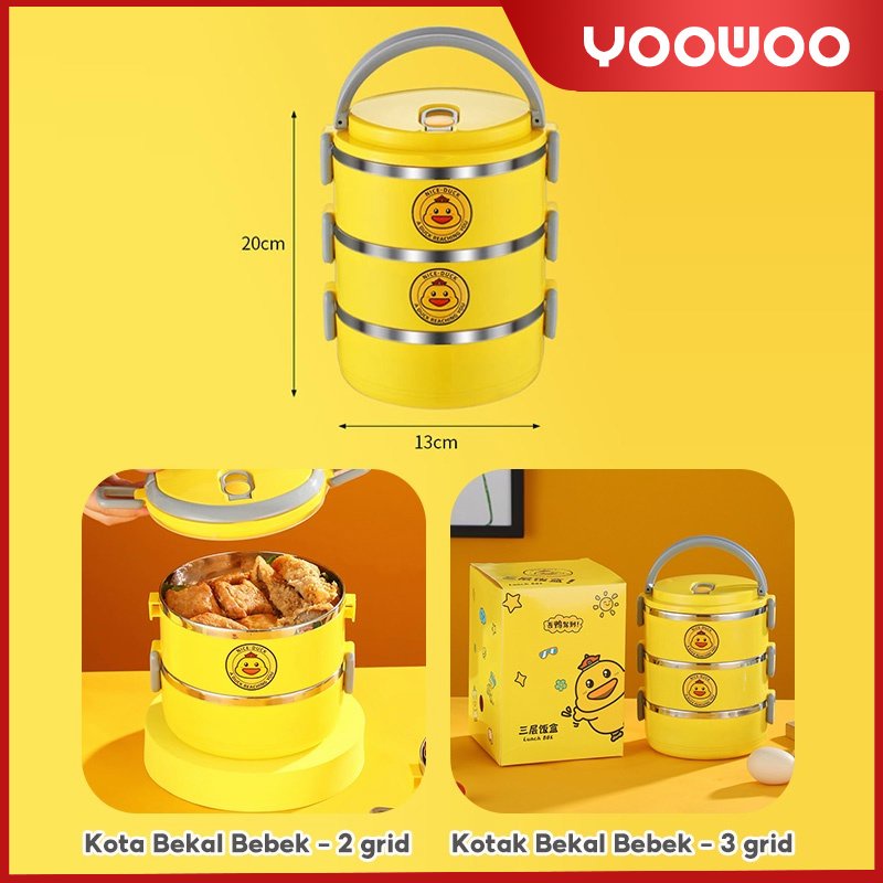 Lunch Box Set / kotak bekal makan /Tempat Makan /susun 2/3 lapisan tempat bekal makan