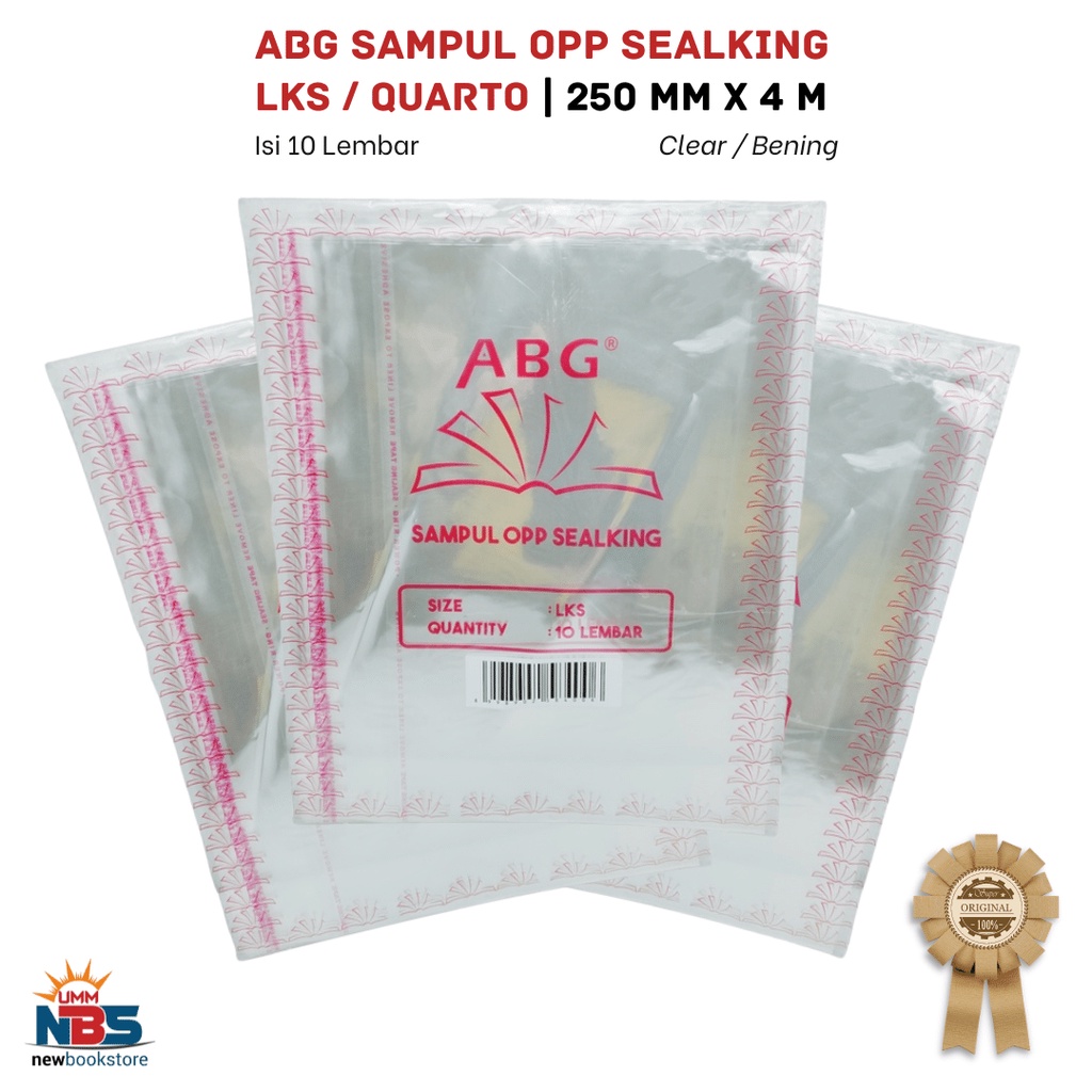 

Sampul Buku Plastik ABG OPP Isi 10