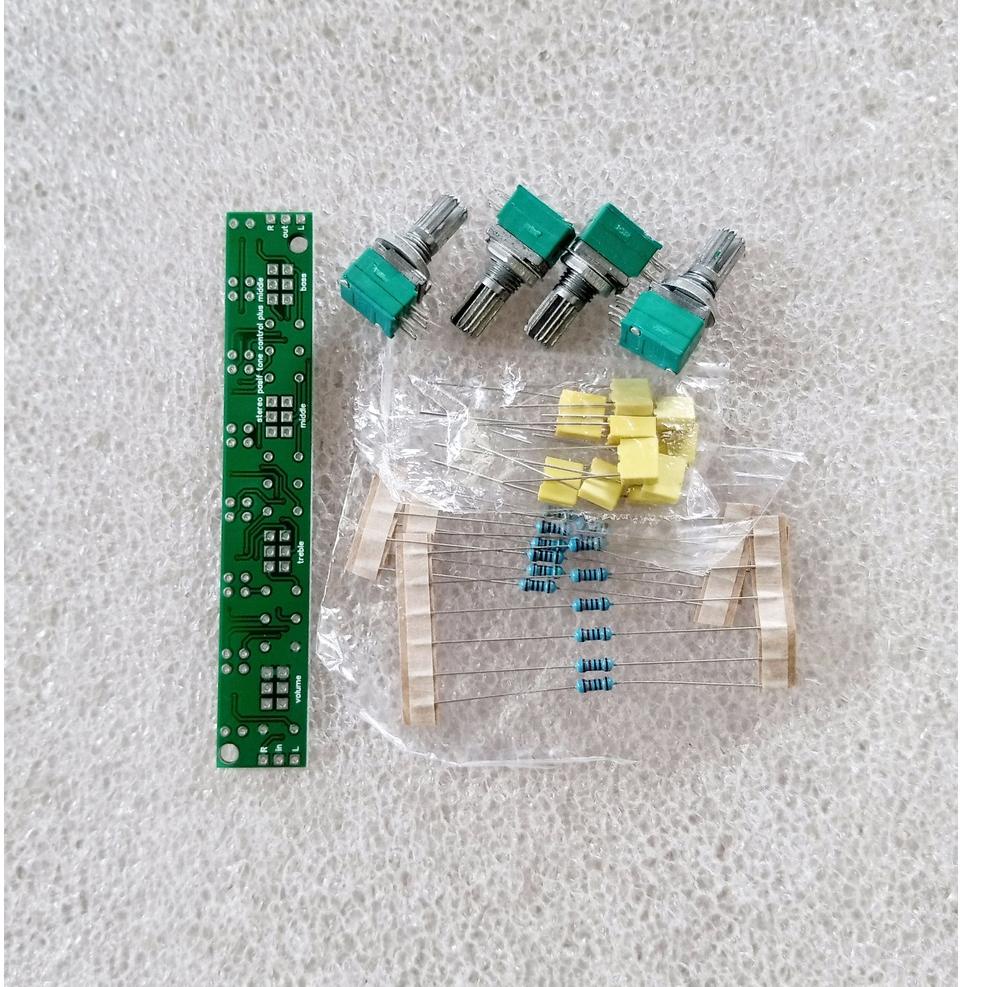 DIY Stereo Pasif Tone control Plus Middle ‑ IRR.18Oc22ᴬ
