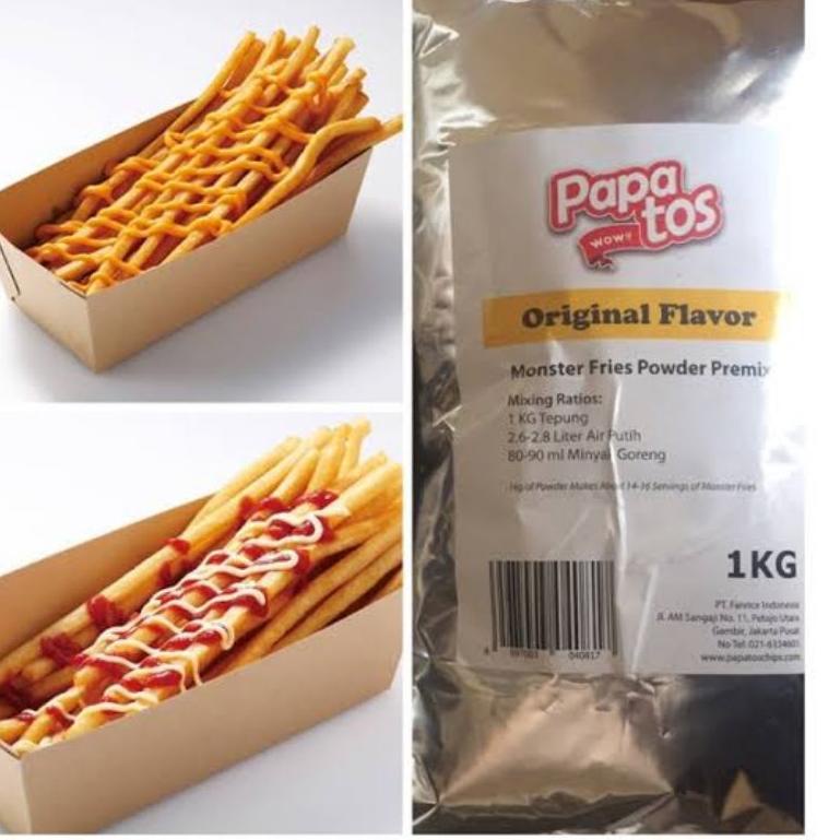 

Kemasan Baru.. Papatos long potato 1kg GZ7
